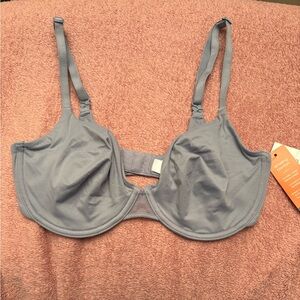 Gilligan and O’Malley unlined everyday bra-misty blue